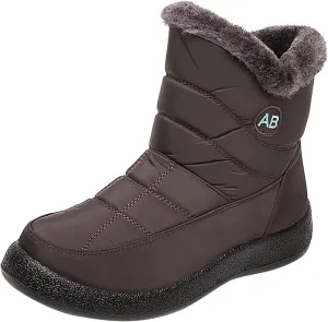 Womens Winter Boots Waterproof Wide Leg Womens Winter Dress Boots Size 12 Women Winter Boots Extra Wide Width Winter Boots for Women Waterproof Size 11 Snow Boots for Waterproof