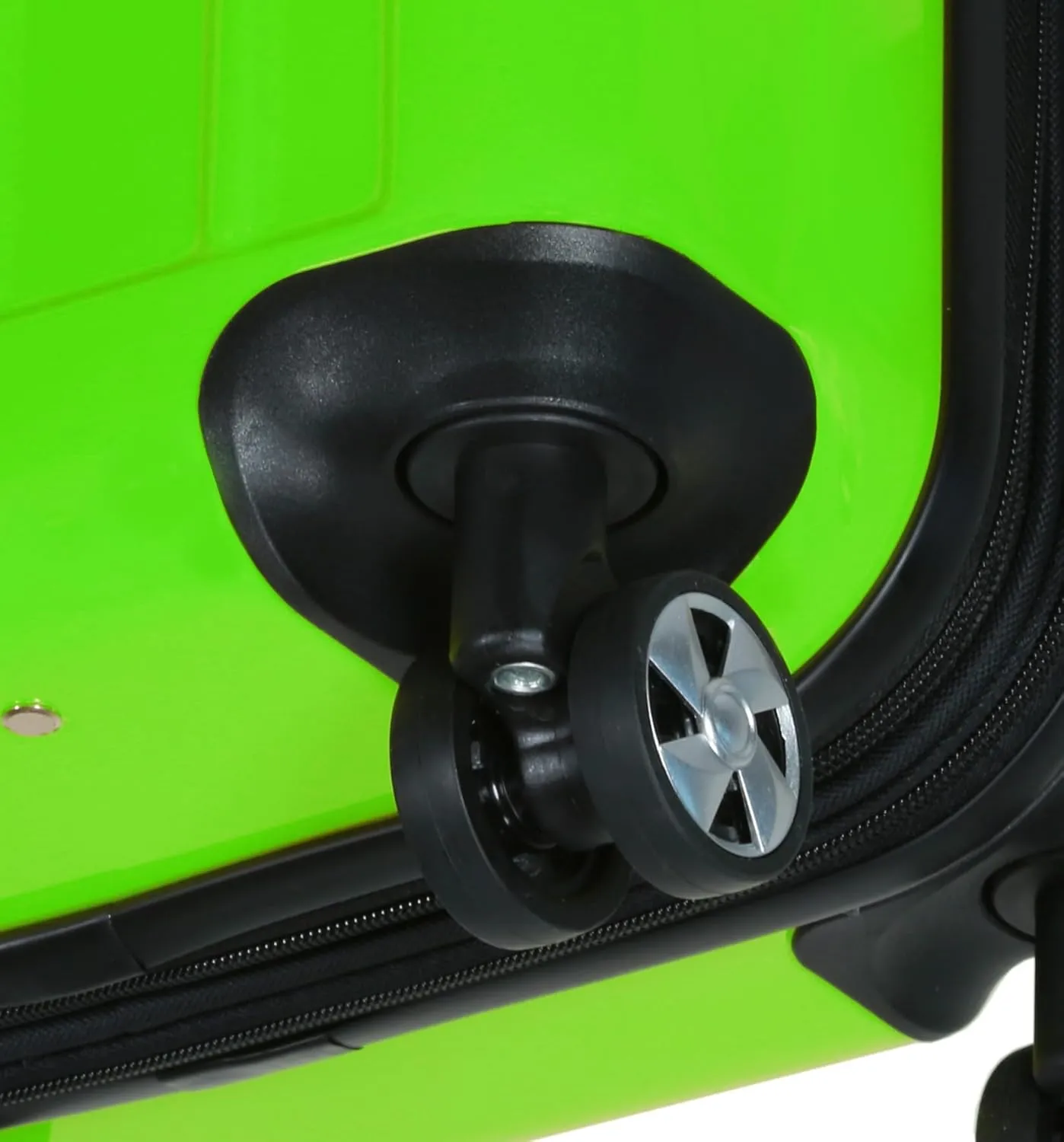 World Traveler VentureX Airline Approved Carry-On Luggage  Lightweight Hardside Suitcase with Spinner Wheels, Contour Apple Green, 20-inch