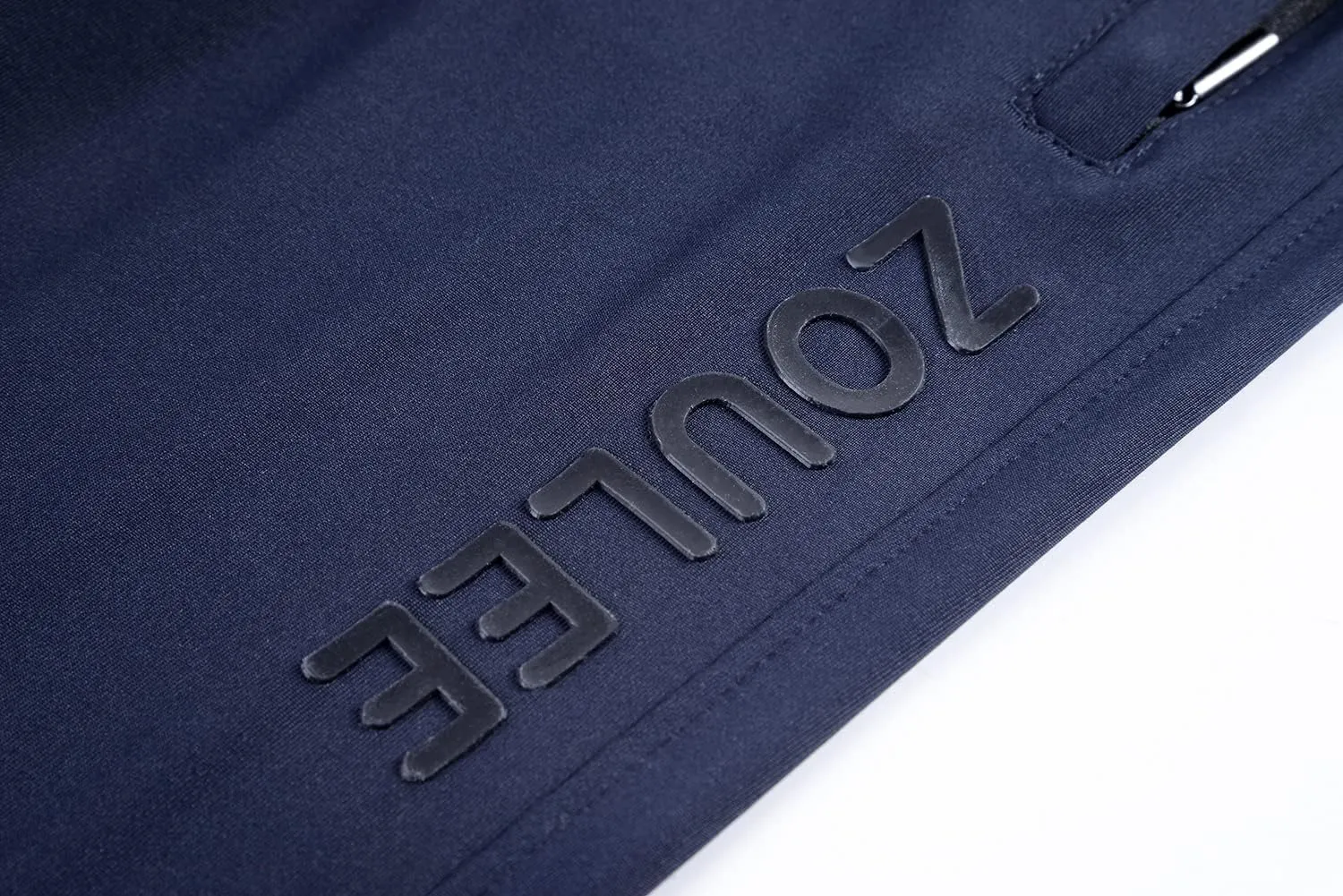 Zoulee New Men's Front Zipper Fly Open-Bottom Sweatpants Jogger Pants